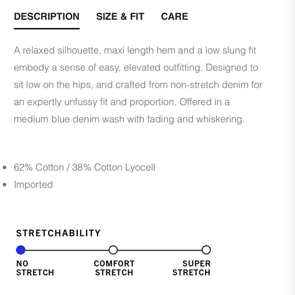 Pistola Raye Maxi skirt size 28 frayed edge - Picture 5 of 13